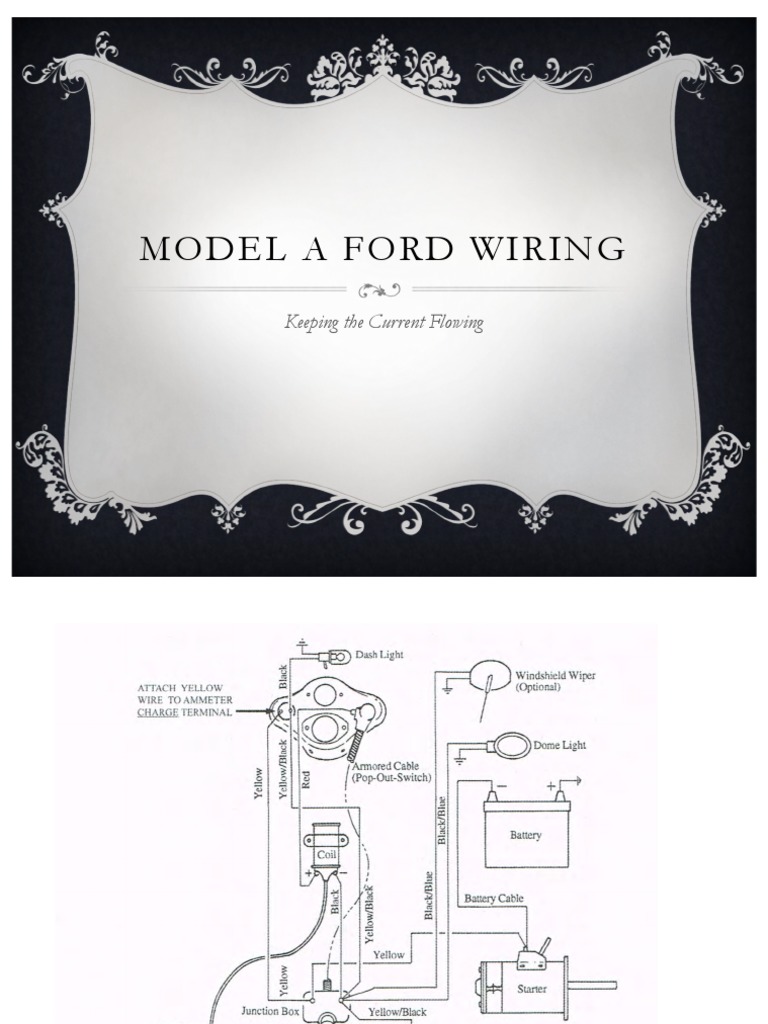 Ford Model A Wiring | PDF | Electrical Wiring | Wire