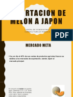 Exportacion de Melon A Japon