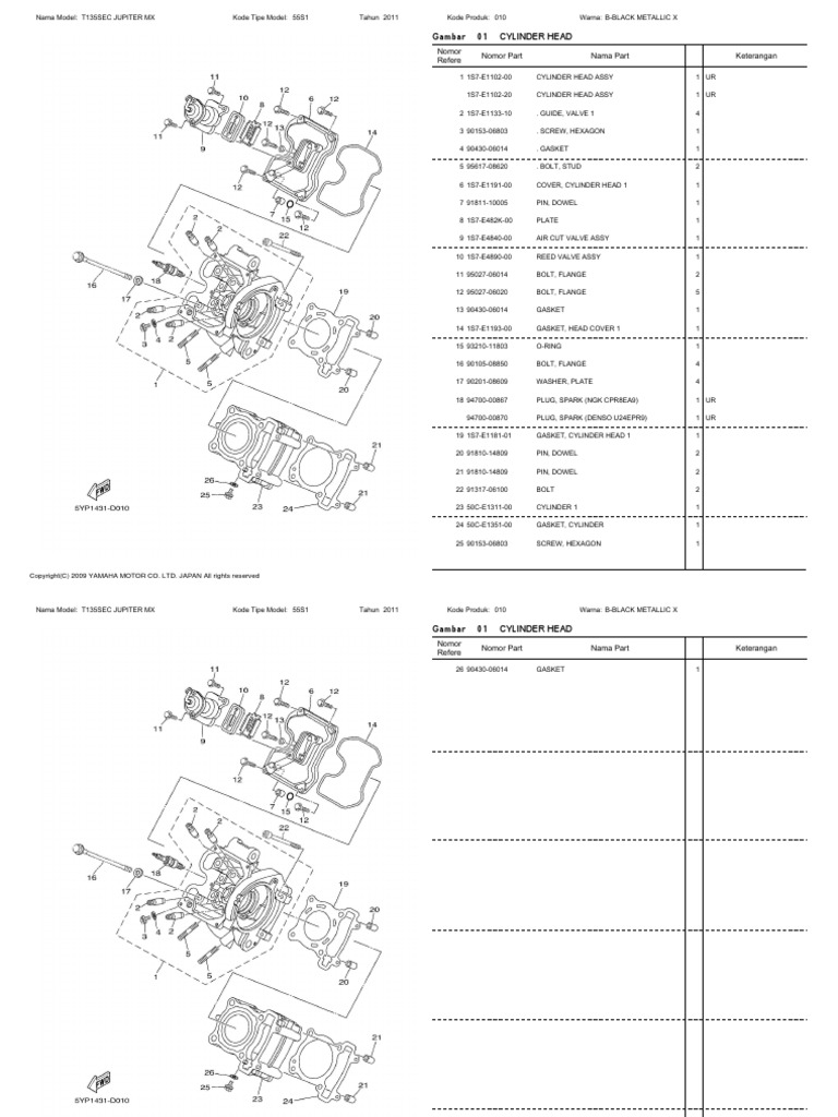 01 Cylinder Head | PDF | Equipment | Joining