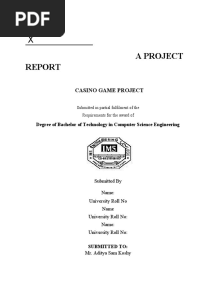 Casino Game Project Report1