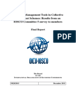 Liquidity Management Tools in Collective Investment Schemes: Results From An IOSCO Committee 5 Survey To Members