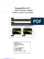 Ruggedswitch™: Rs8000 / Rs1600 / Rs900 Product Family User Guide