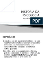 HISTORIA DA PSICOLOGIA