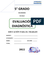 Evaluación Diagnóstica 5°