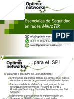 Webinar 2022 Esenciales de Seguridad en Redes Mikrotik