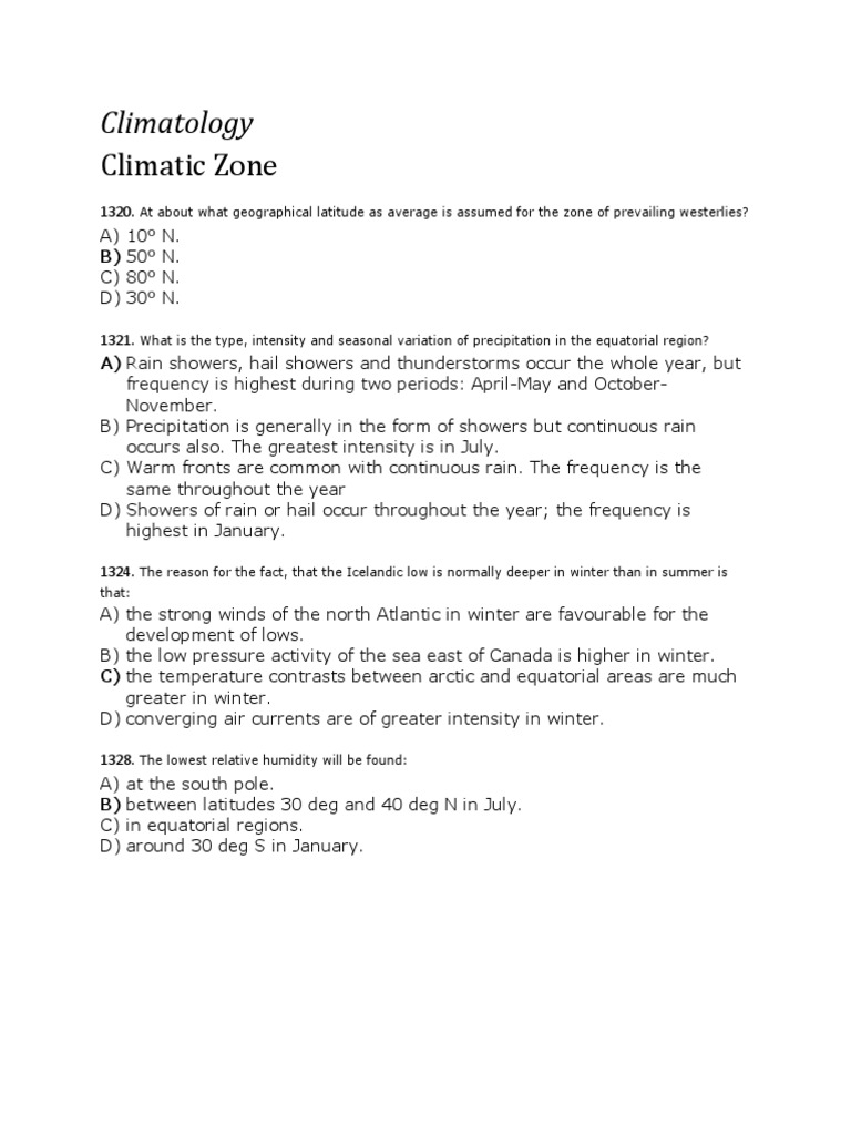 Meteorology002-JAA ATPL QUESTIONS | PDF | Ice | Cloud
