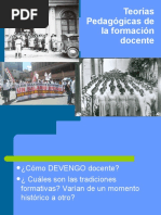 Tradiciones en La Formación Docente