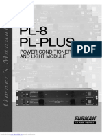 PL-8 Pl-Plus: Power Conditioner and Light Module