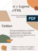 FIELDSET Y LEGEND HTML
