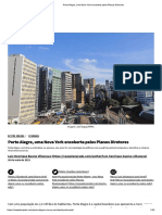 Porto Alegre, Uma Nova York Encoberta Pelos Planos Diretores