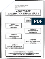 Matemáticas financieras progresivas