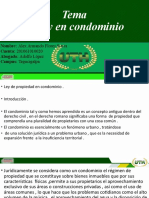 Tarea de Ensayo de La Ley en Condominio