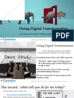 Doing Digital Transformation: Case Study From Product Thinking To Agile Enterprise