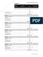 Calculate Market Potential: Corridor Retail Worksheet #1