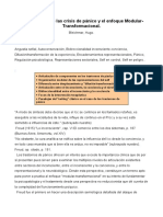 Bleichmar El Tratamiento de Las Crisis de Pánico y El Enfoque Modular Transformacional