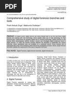 Comprehensive Study of Digital Forensics Branches and Tools