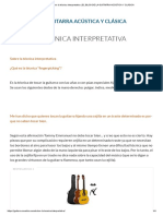 Sobre La Técnica Interpretativa