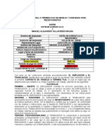 Contrato Manejo y Confianza - Recepcionistas 2019