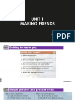 Unit 1 Making Friends: Dirección de Calidad Educativa