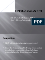 Prosedur Pemasangan NGT