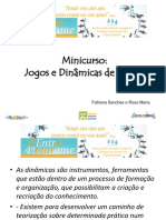 Minicursos de Dinâmica de Grupo