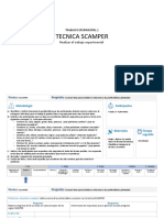 Trabajo Experimental 1. Tecnica Scamper