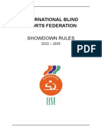 International Blind Sports Federation: Showdown Rules