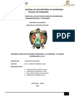 INFORME DE AUDITORIA FINAL - 16 DE JULIO 20221