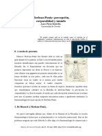 Pérez Riobello, A. - Merleau-Ponty percepción, corporalidad y mundo