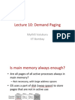 Lecture 10: Demand Paging: Mythili Vutukuru IIT Bombay