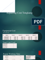 Repairing Cost Tongkang
