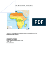 Paisagens Africanas: Clima, Relevo e Uso do Solo