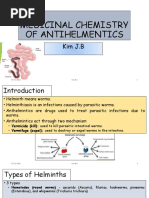 Medicinal Chemistry of Antihelmentics: Kim J.B