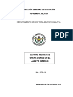 Manual Militar de Operaciones en El Ámbito Interno Mm - Dcs - 08 - Dic 020
