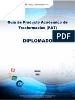 Guía de Producto Académico de Transformación (PAT