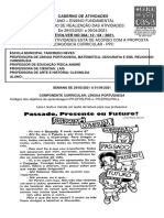 Atividade de Matemática Valor Relativo e Absoluto