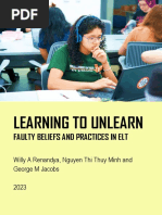 Learning To Unlearn: Faulty Beliefs and Practices in Elt