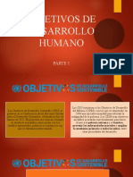 Objetivos de Desarrollo Humano: Parte 1