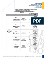 Calendario de Actividades Historia de Honduras - Ipac2022 - Julio Jose Mendez