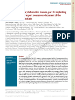 Treatment of Coronary Bifurcation Lesions Part II Implanting Two Stents The 16th