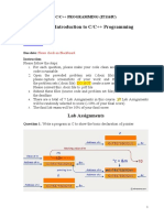 Your Name: Your ID:: Lab 6 - Introduction To C/C++ Programming