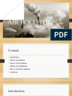 Air Pollution: M.Pavan Kumar Reddy 2021-11-144
