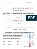 Module 4.1 Chemical Equilibria (PH and pOH)