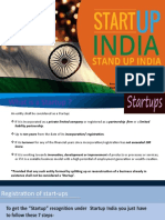 Presentation On Startup India By: Neelam Mishra & Sakshi Dandekar