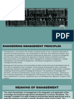 Management of Engineering Projects