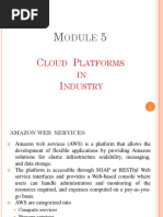 Cloud COMPUTING Module 5