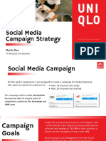 Social Media Campaign Strategy for Uniqlo Indonesia