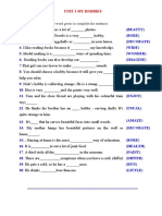 Word Form E7 (Unit 1-6)