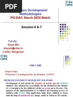 Software Development Methodologies: PG-DAC March 2022 Batch