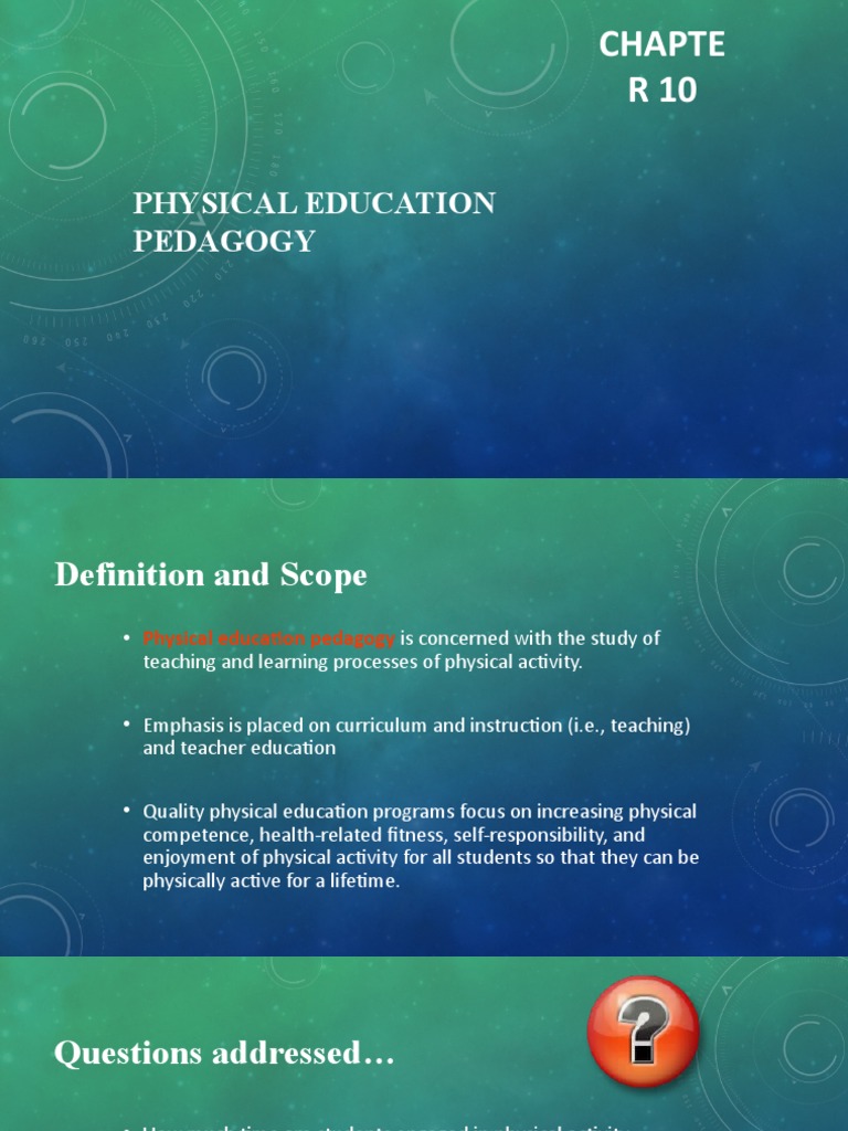 Physical Education Pedagogy Overview | PDF | Physical Education ...